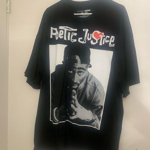 FashionNova Curve Oversized Tupac T-Shirt